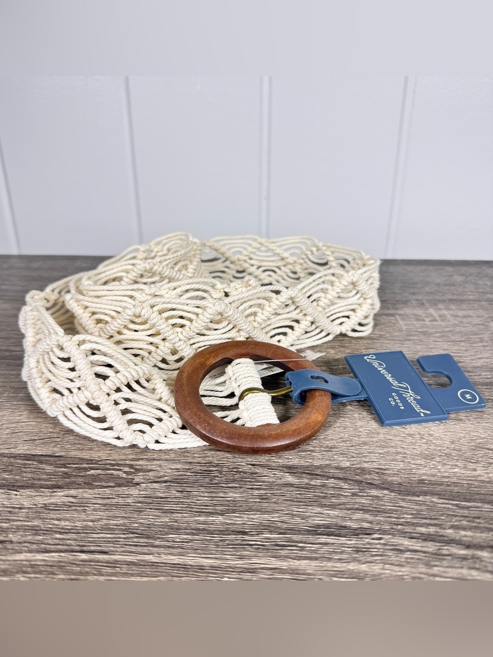NEW Universal Thread Crochet Boho Belt Size M